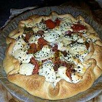 recette Tarte tomates, chèvre, basilic