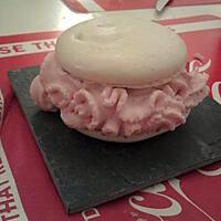 recette Macarons chantilly fraises