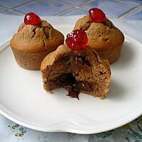 recette petits gâteaux à la crème de marrons coeur fondant au chocolat