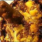 recette Crumble à la banane et ourson guimauve