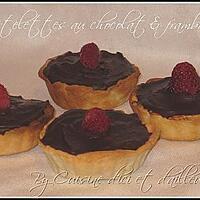 recette Tartelettes au chocolat & framboises