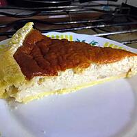 recette TARTE MOUSSEUSE VANILLE