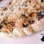 recette Tarte aux pommes et streusel cranberries