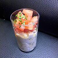 recette Verrine Explosive de Thon/Harissa