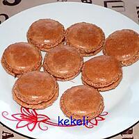 recette Macarons au chocolat