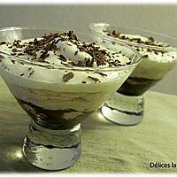 recette Mousse au café sur lit de chocolat façon cappuccino