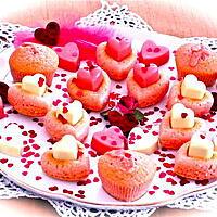 recette MES COEURS ROSES POUR LA SAINT VALENTIN.