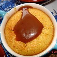 recette Mousseux à la noix de coco et sa sauce au caramel