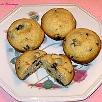 recette Muffins aux pépites de chocolat