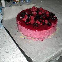 recette BAVAROIS AUX FRUITS ROUGES