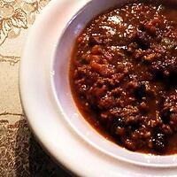 recette Chili con carne