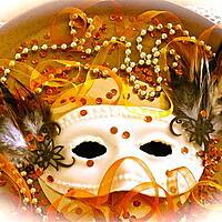 recette MASQUE DE CARNAVAL EN CHOCOLAT .