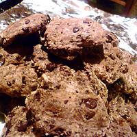 recette Cookies cacao et pépites de chocolat