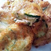 recette Beignets de courgettes aux parmesan