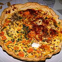 recette tarte aux carottes et cumin