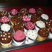 recette cupcakes nutella/ coco et vanille carambar/speculoos