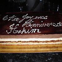 recette entremet caramel,chocolat