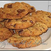 recette Cookies... aux grosses pépites de chocolat