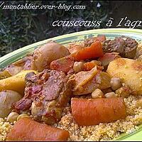 recette couscous à l'agneau: