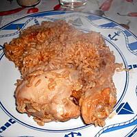 recette Pilaf de poulet sauté