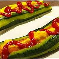 recette Hot dog de courgette