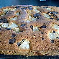 recette gateau poire-chocolat et amandes