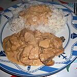 recette Sauté de porc sauce aux champignons