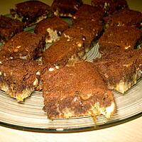 recette BROWNIES AU 2 CHOCOLATS