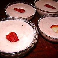 recette Mousse aux fraises