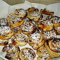 recette MES PETITS PAINS AU RAISIN