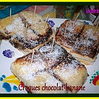 recette croques chocolat -banane