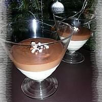 recette Duo de mousse au chocolat blanc & au Toblerone