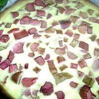 recette TARTE A LA RHUBARBE