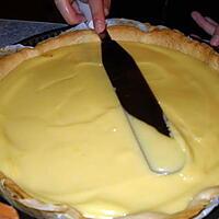 recette Crème pour fond de tarte, tres facile !