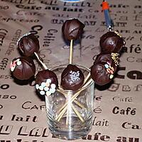 recette Cake pops au chocolat noir