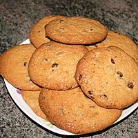 recette Cookies aux speculoos et pépites de chocolat