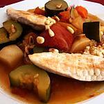recette Coucous de légumes et poulet à l'oriental