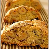 recette Cantuccini aux Noisettes, Amandes et Chocolats
