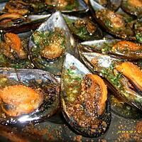 recette moules farcies en chapelure de pain d'épices