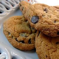 recette Biscuits moëlleux aux grains de chocolat ( Le parfait biscuit)