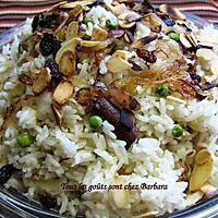 recette Riz pulao