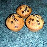 recette muffins aux pépites de chocolat