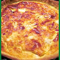 recette Quiche au fromage de chèvre et pancetta