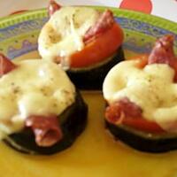 recette tomates sur canapé d'aubergines