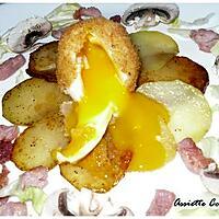 recette Oeuf mollet pané