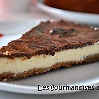 recette Cheesecake crémeux au chocolat et barres de mars