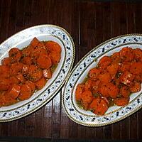 recette " Salade fraîche de carottes à la Marocaine "...