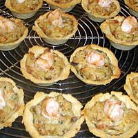 recette Quiches aux fruits de mer