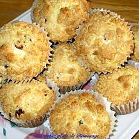 recette Muffins strudels aux canneberges et orange