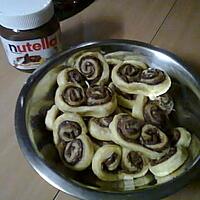 recette Palmitos au Nutella